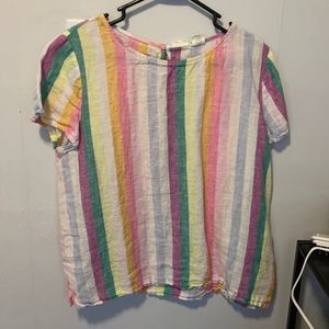 Women’s Colored Striped Shirt